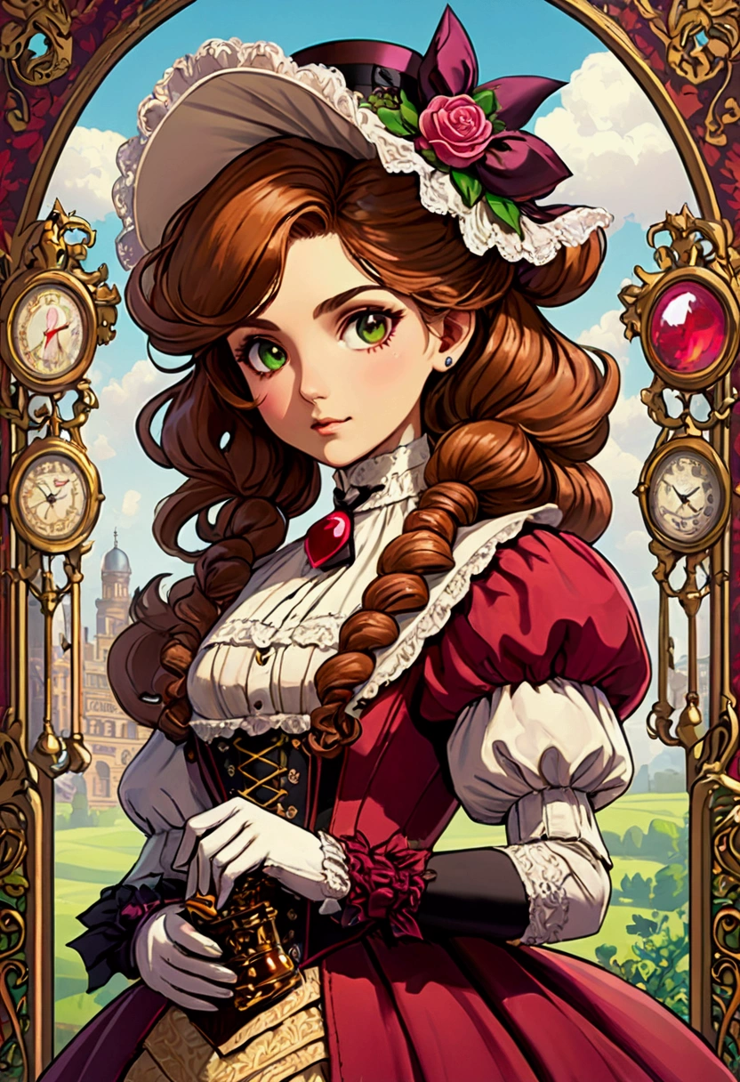 Victorian video game girl