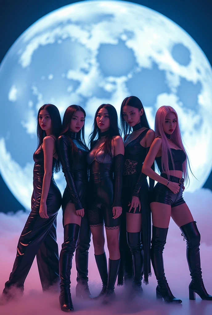 K-pop KPOP pop Girl group FİVE 5 girls 5
5 MEMBERS. HD PHOTO COOL CONCEPT 5 GİRLS moon