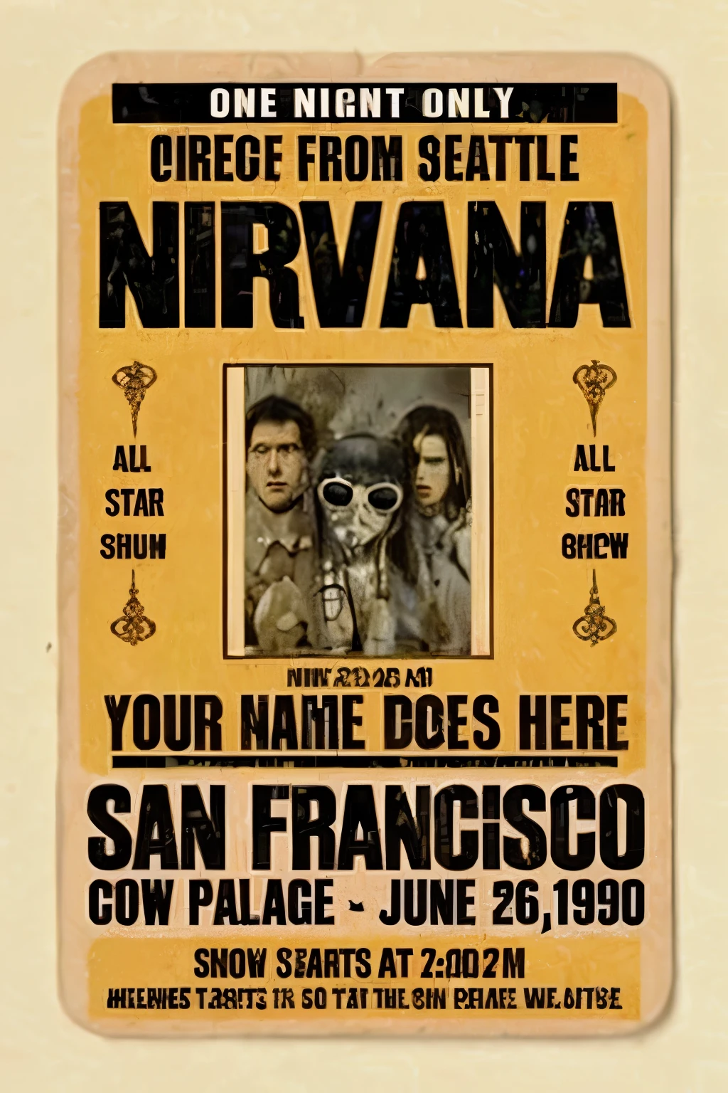 Change the show date to the 28th/08/2024