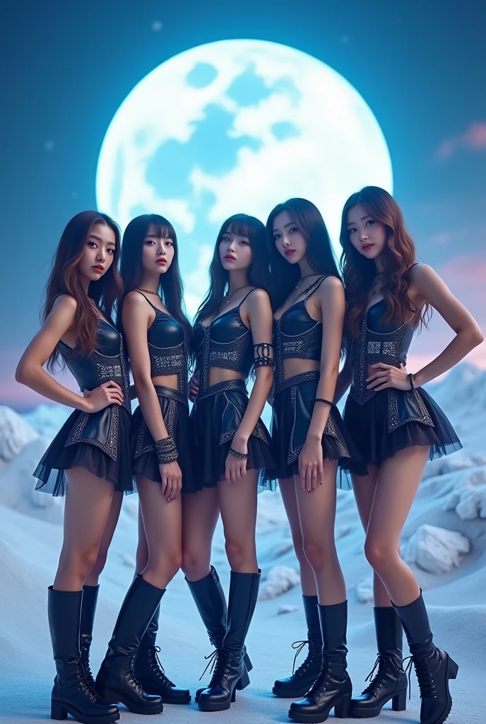 K-pop KPOP pop Girl group FİVE 5 girls 5
5 MEMBERS. HD PHOTO COOL CONCEPT 5 GİRLS moon