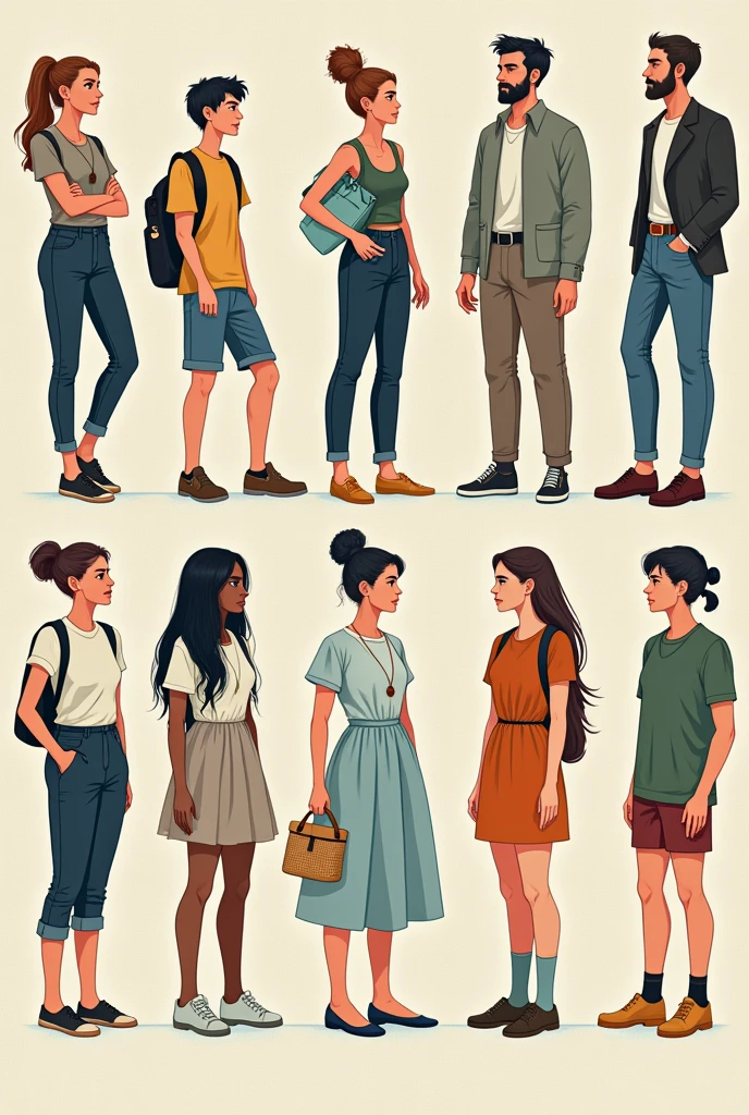 Classification of people according to the characteristics of the variables of the people. According to the United Nations, These variables are: AGE, sex, marital status, place of birth, nationality, spoken language, level of education, economic level and fertility.