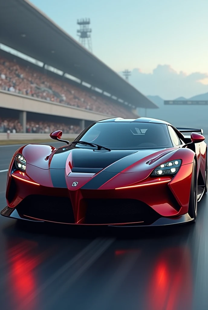 Create a car with the luxury brand$ whose symbol is the syphon 1. **Advanced Aerodynamics**: Optimized body design to reduce drag and increase high-speed stability.
2. **powerful engine**: An engine with 1200 horsepower is required, but power delivery and thermal management are also crucial.
3. **Transmission and Gear Reduction**: Transmission that supports high speeds and adequate gear reduction to ensure the engine is in the ideal power range.
4. **Suspension and Tires**: Suspension designed for high speeds and tires capable of withstanding the load and forces involved.
5. **Cooling System**: Effective cooling systems to prevent engine and component overheating.
6. **Structure and Material**: Light and resistant structure, often constructed from materials such as carbon fiber or titanium.
7. **Control System**: Advanced electronics to manage power and ensure car stability.
These features are typical of specialized vehicles such as high-performance racing cars or cars designed for maximum speed., such as those used in speed and record events.