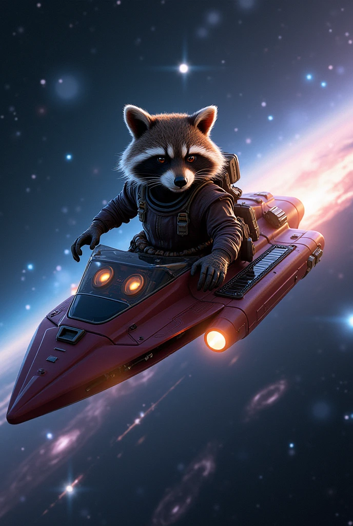 Rocket raccoon nello spazio 