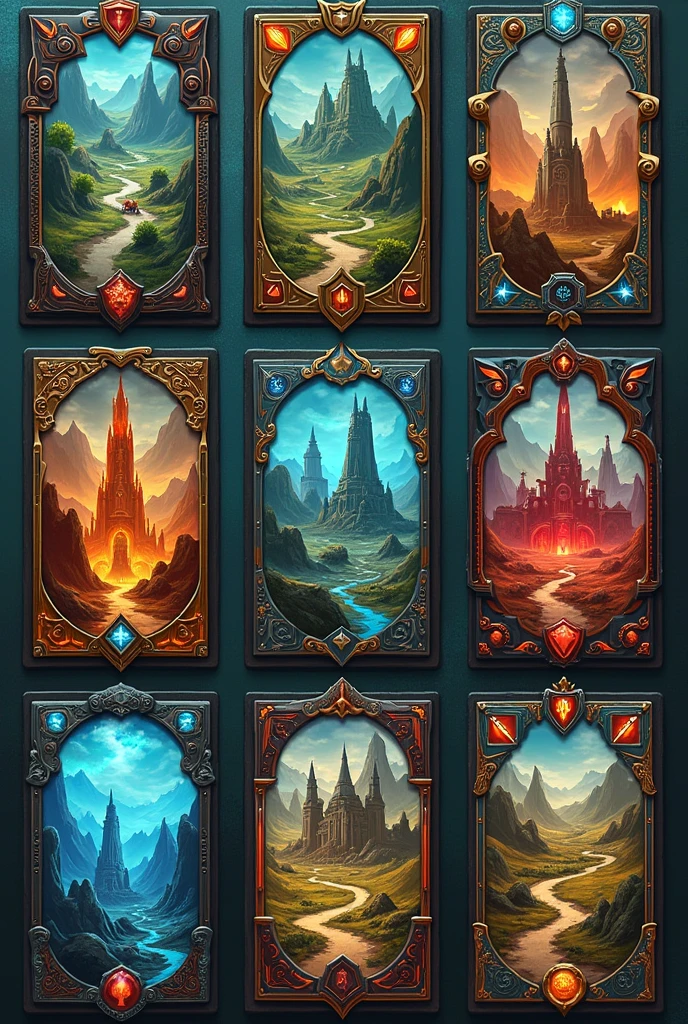 Create art style in the form of game board cards: construction of checkpoints, checkpoints, farms, fortifications, library, military factories, infrastructure, port, electrical plants.