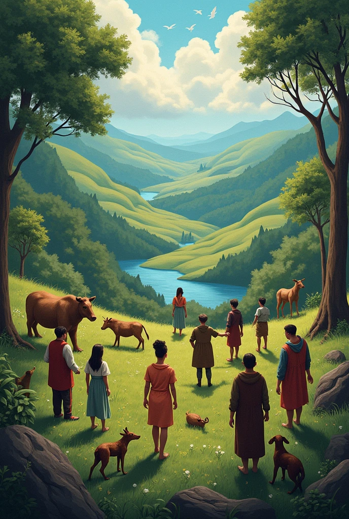 Image for cover put title: ethic, nature and societies and some people animals 
