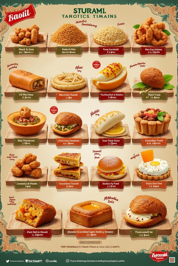 Here are some ideas for designing your product advertisements for pastil:
### 1. **Highlight the Variety**
- **Visuals**: Use high-quality images of each type of pastil, showcasing the ingredients. For example, show a close-up of the pastil with egg, hotdog, and the plain version, so customers can see what they’re getting.
- **Layout**: Consider a grid layout where each variety is displayed with its price and name. This allows customers to quickly see all options.
- **Tagline**: Use a catchy tagline like “Pastil for Every Craving!” or “Your Favorite Pastil, Just the Way You Like It!”
### 2. **Emphasize the Value**
- **Pricing**: Clearly display the prices, perhaps in bold or a different color to make them stand out.
- **Benefits**: Add text like “Affordable & Delicious” or “Perfect for Any Meal” to appeal to budget-conscious customers.
### 3. **Use a Cultural Touch**
- **Design Elements**: Incorporate elements of Filipino culture or traditional patterns in the background. This not only adds visual interest but also ties the product to its roots.
### 4. **Engage with Customers**
- **Call to Action**: Add a call to action, such as “Order Now!” or “Visit Us Today!” to prompt immediate action.
- **Social Media**: Include your social media handles or QR codes leading to your ordering platform, encouraging customers to follow and engage with your brand online.