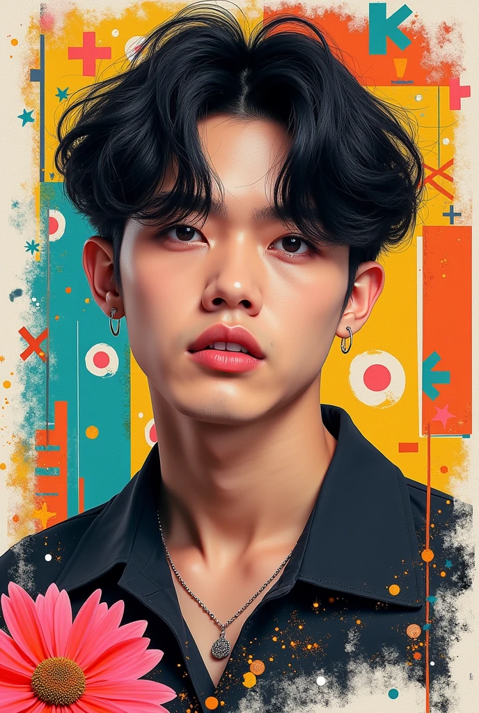 Un collage de Félix de straykids