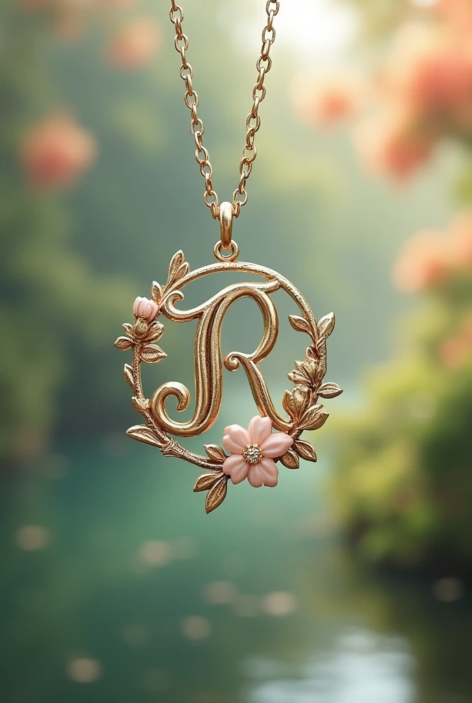 a super cute pendant with the initials jer