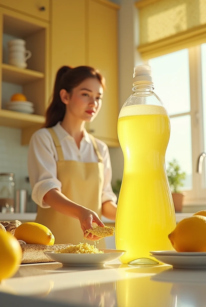 Dishwssh
Kitchen background e
With lady
Yellow clear dishwash liquid bottle
Lamon background
DISHWASH
Kitchen background
With lady