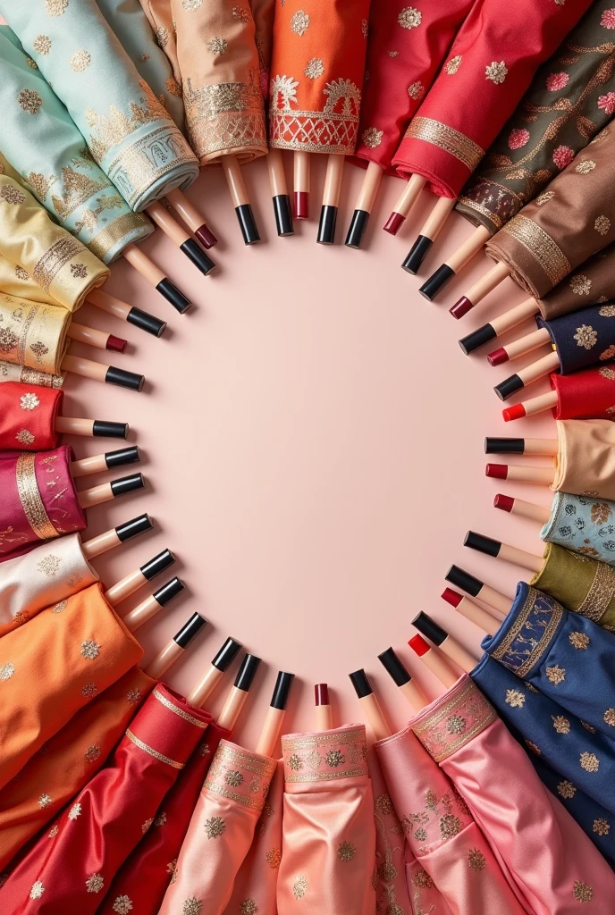 Facebook Cover photo of Cosmetics items and ladies dresses like Saree, Saloar, Gaun organised serially 