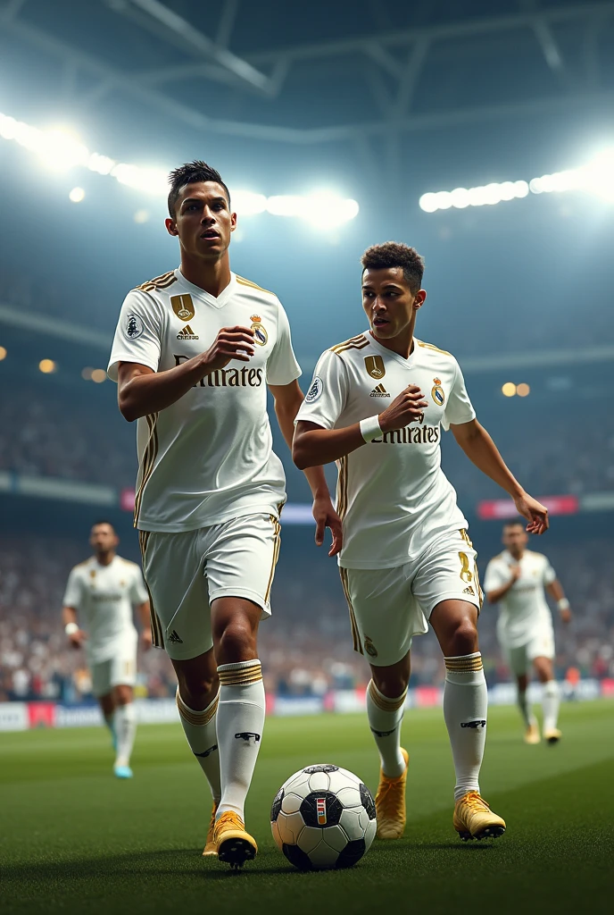 Cr7 and Kylian Mbappé at Real Madrid
