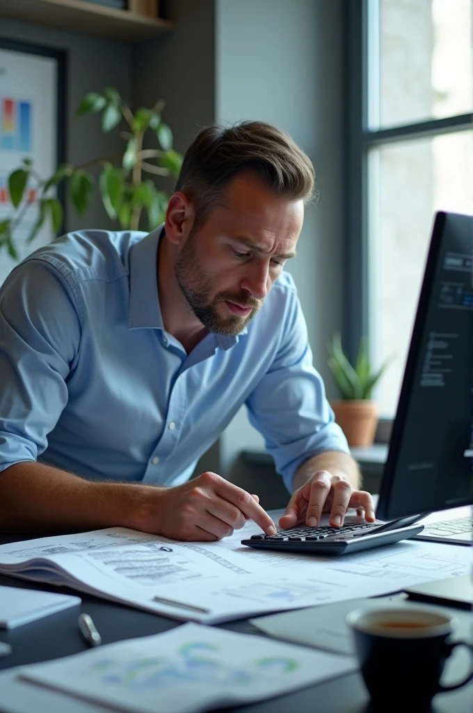 An engineer doing a unit cost analysis