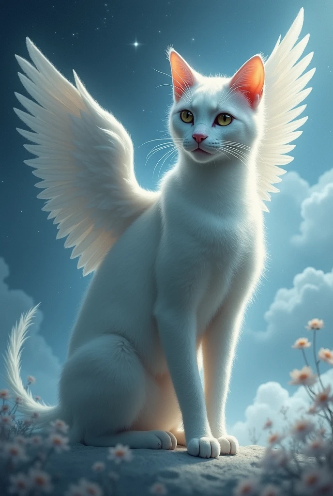 Winged cat 
