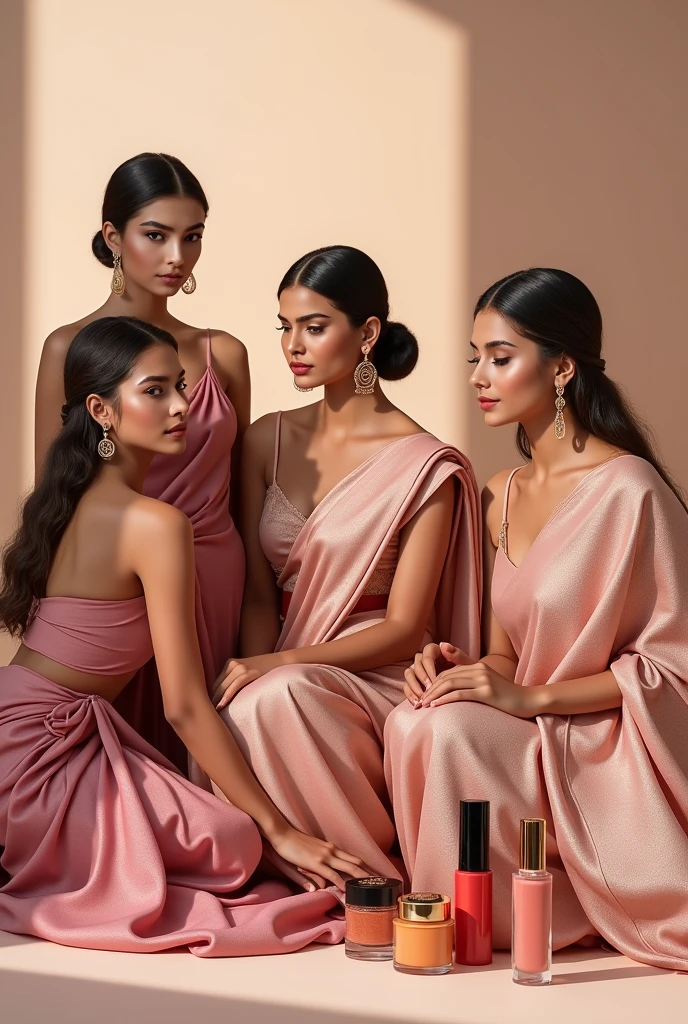 Facebook Cover photo of Cosmetics items and ladies dresses like Saree and gown organised
