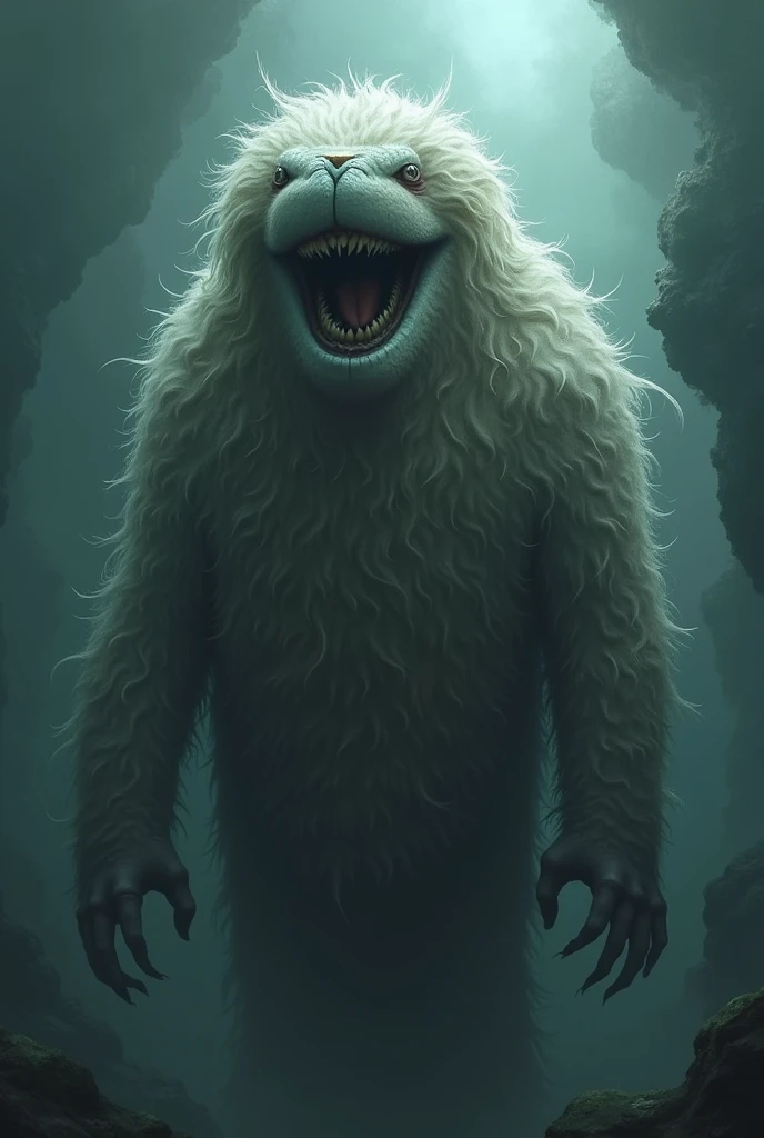 arellano whale, hairy hairs.... is a human(man)