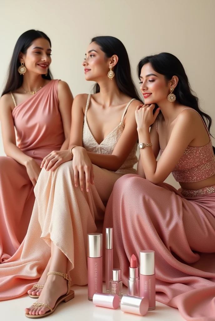 Facebook Cover photo of Cosmetics items and ladies dresses like Saree and gown organised