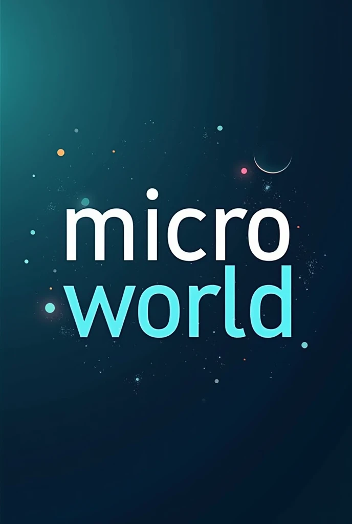 Logo with name "MICRO WORLD". A platform for studying bacteria, viruses and protozoa.