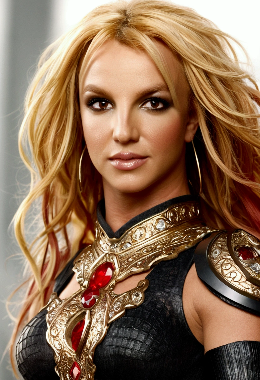 britney spears in a black dress with red hair, clothing design, fire dress, designer attire, Fantasy Clothing, intricate designer attiren, inspired by Shani Rhys James, New fantasy concept design, inspired by Leona Wood, female lord of change, with golden wings of fire, full body concept, designer attiren, appears as the fire goddess, ornate dress best quality, realisitic, realisitic, award-winning illustration, (Highly detailed texture of face and skin), (all-body), (Complicated Detail: 1.2), (fine-details), (Complicated Detail), (Cinematic Lights, better quality backlight), Sharp lines, sharp focus, offcial art, unity wallpaper 8k, absurdrez, unbelievably absurd, huge filesize, ultra-, Fantasyart, RTX,((close-up photos from the award-winning studio)), , (escape), , perfect hands, beautiful detailed eyes, face perfect