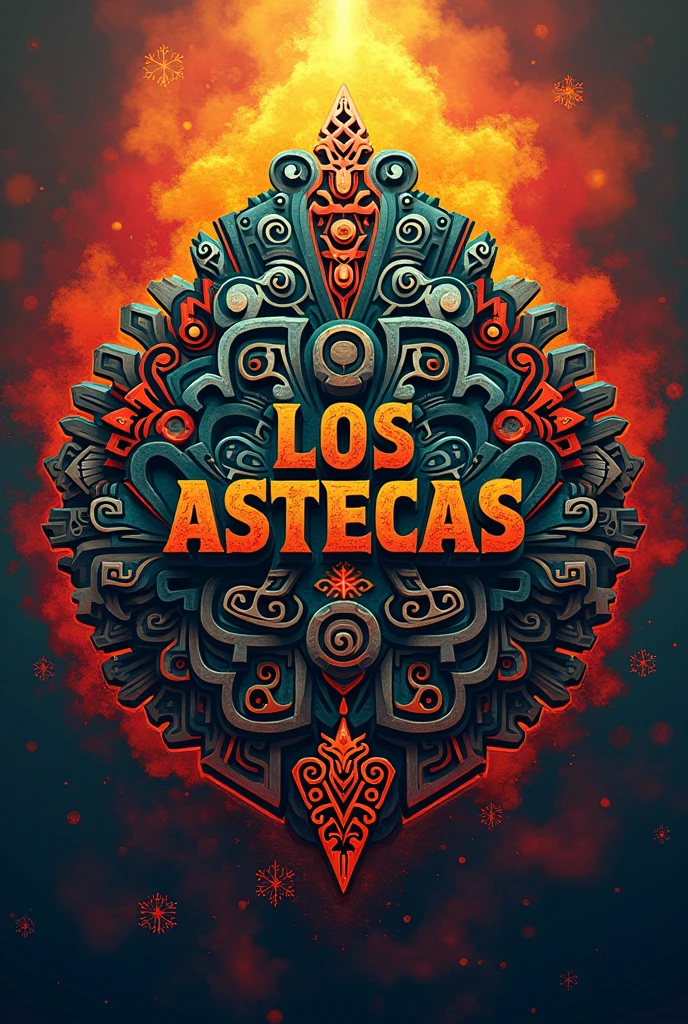 One pice logo , with letters ``Los Astecas’’