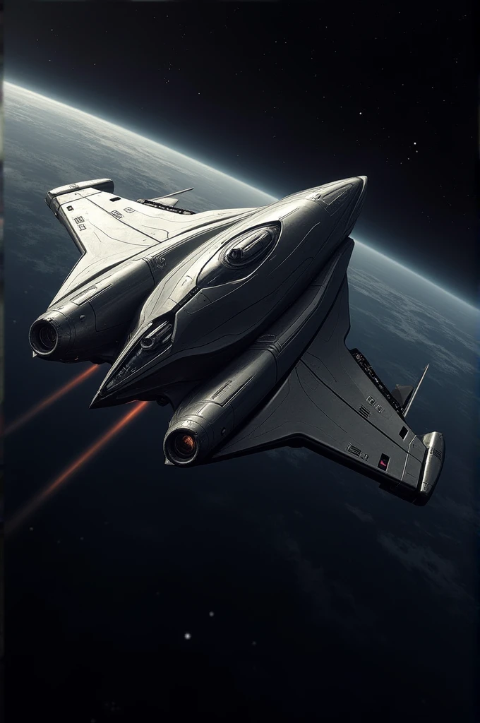 Create a realistic but futuristic spaceship
