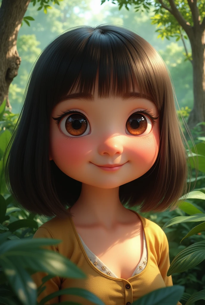 (masterpiece),(best quality),(ultra-detailed), (full body:1.2), 1girl,chibi,cute, smile, open mouth, flower, outdoors, playing guitar, music, beret, holding guitar, jacket, blush, tree, :3, shirt, short hair, cherry blossoms, green headwear, blurry, brown hair, blush stickers, long sleeves, bangs, headphones, black hair, pink flower, (beautiful detailed face), (beautiful detailed eyes),