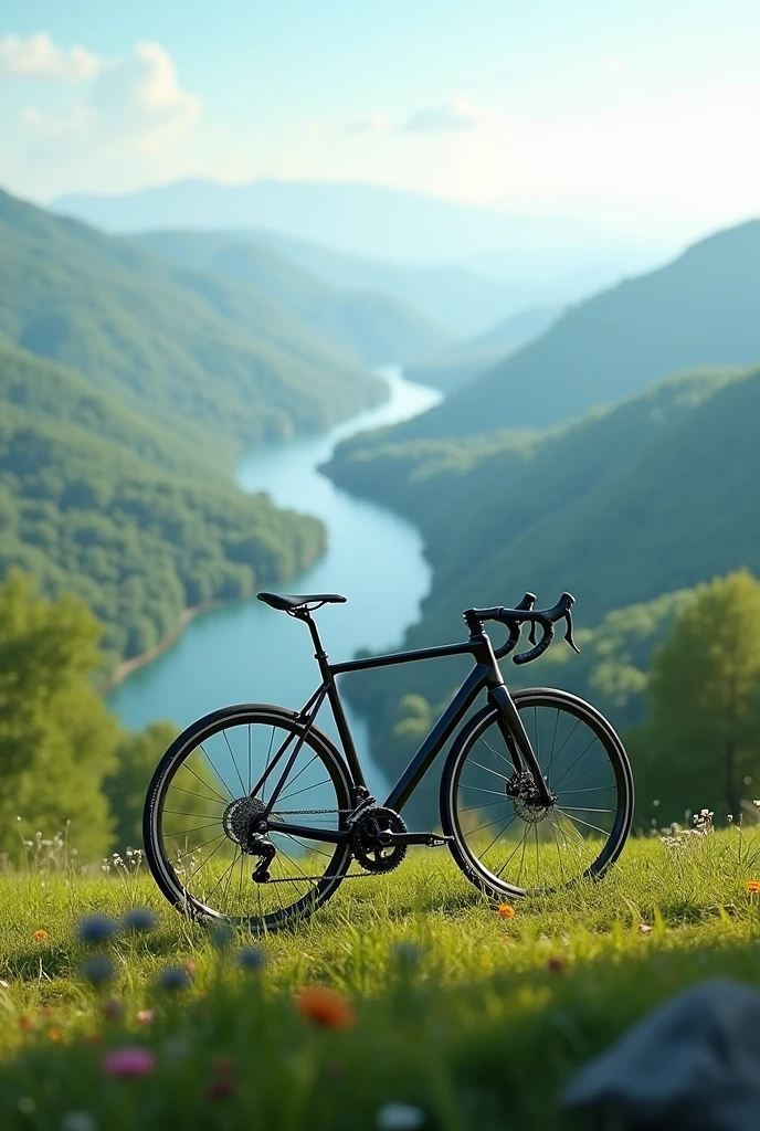 A bike On Hill