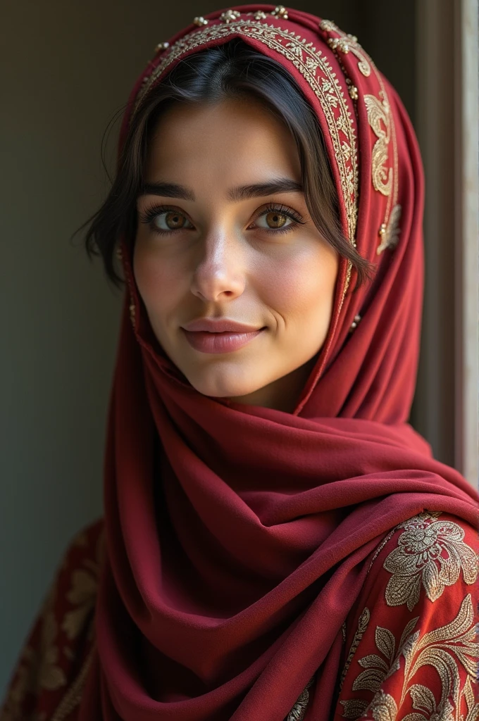 Arabian girl hijab