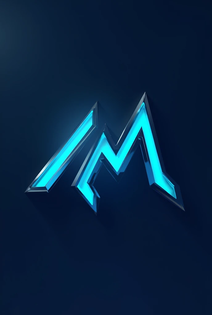 Create a logo for an electronics store called "Hill Market". The logo should reflect modern technology and innovation. Use bright and technological colors such as blue, silver and graphite. The design should be futuristic and eye-catching, perhaps using geometric shapes or digital elements. The logo should look balanced, professional and attractive to the target audience who is interested in modern technology.