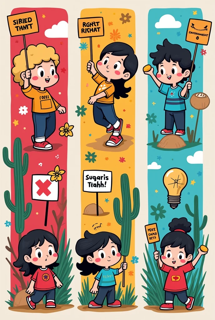 Cute bookmarks, with icons of rights, equality, environment and values, also with a slogan from the previous topics. Add an image of the brawl stars game