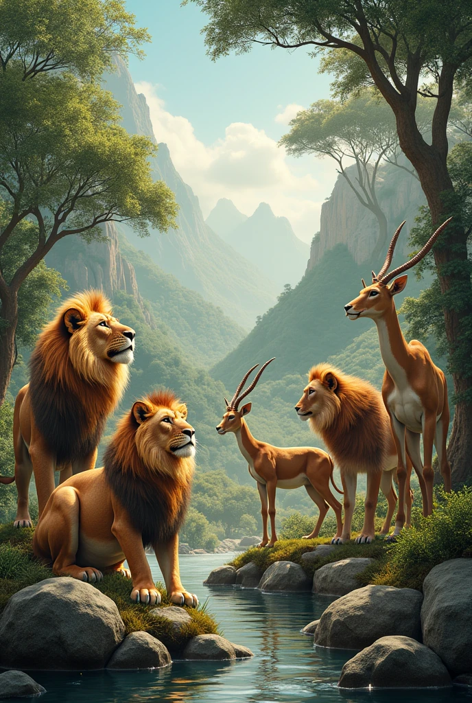 different animals