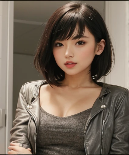 Wear a leather jacket