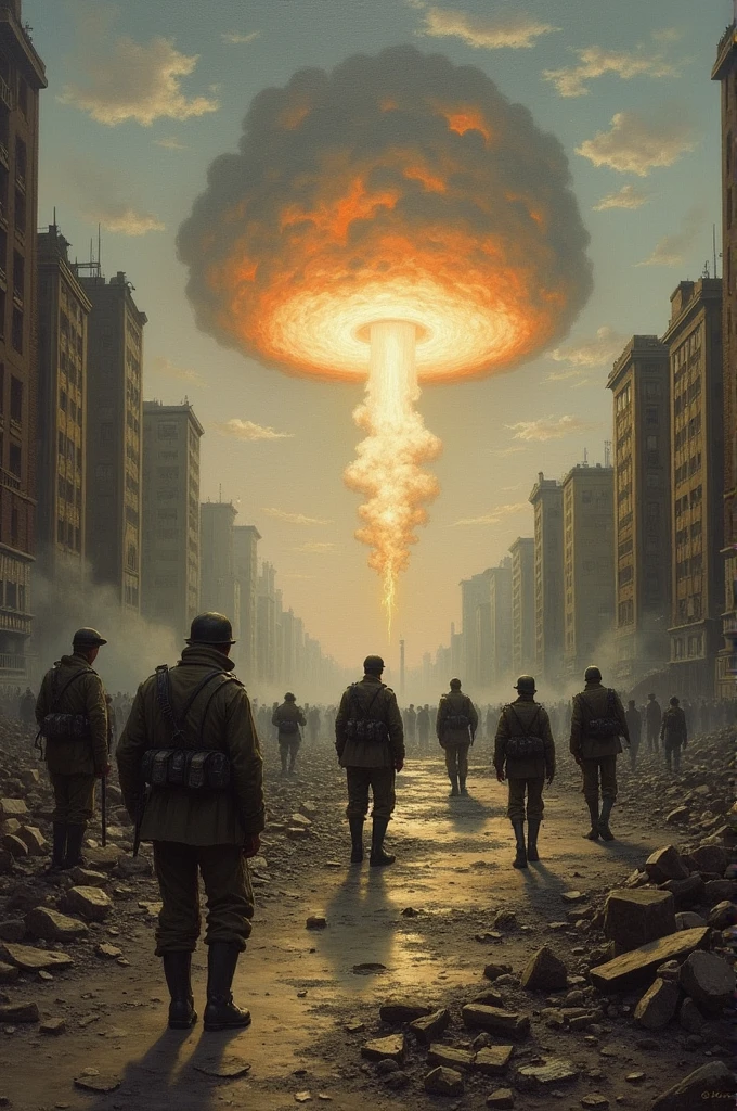 Nuclear war in the style of 19th century realism