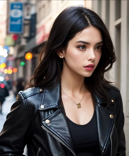 Wear a leather jacket