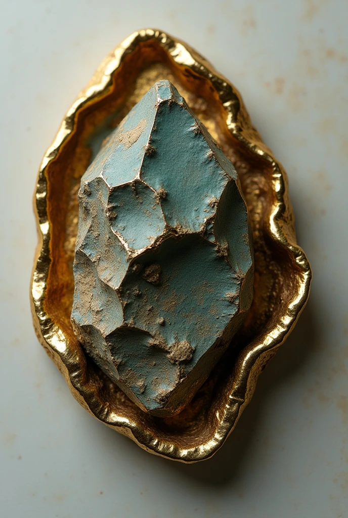 Brooch: Fertile Earth
Basic physical description: A piece of rock in yellow gold