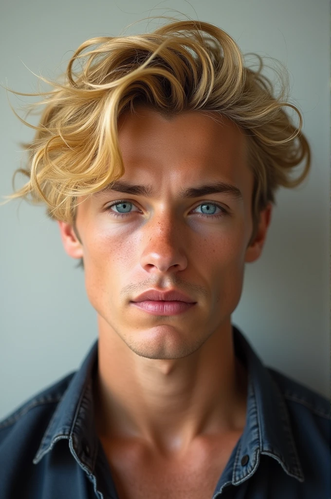 blonde man