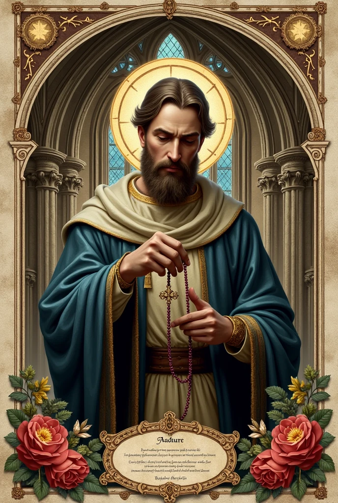 Men&#39;s rosary leaflet
