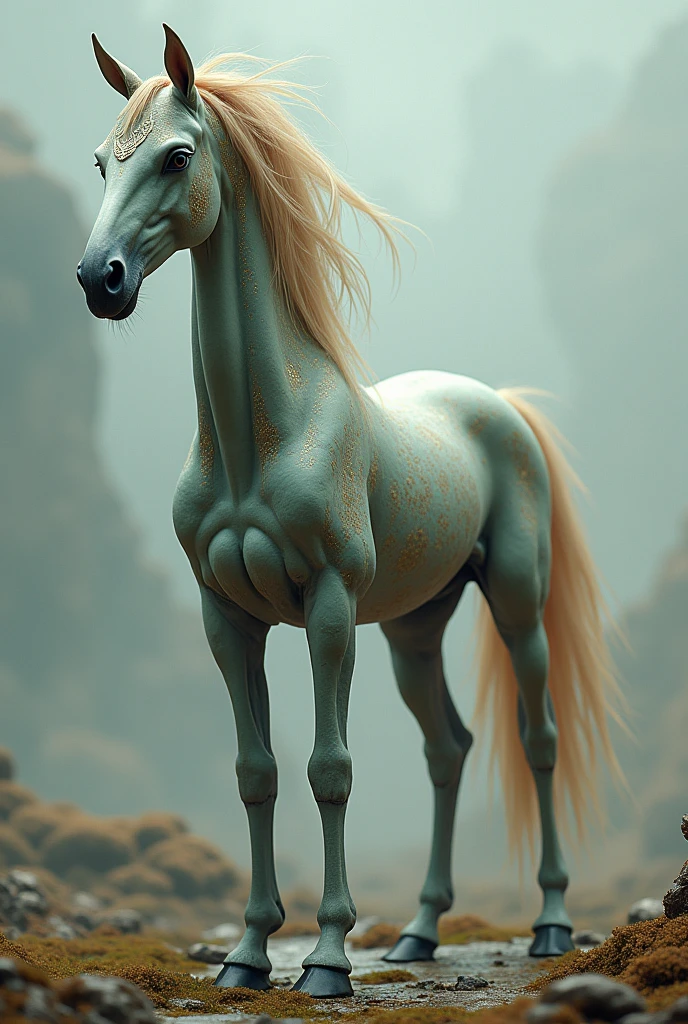 horse alien


