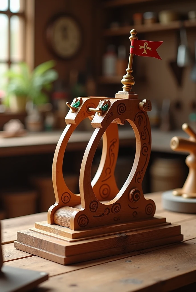 Image of a toy catapult