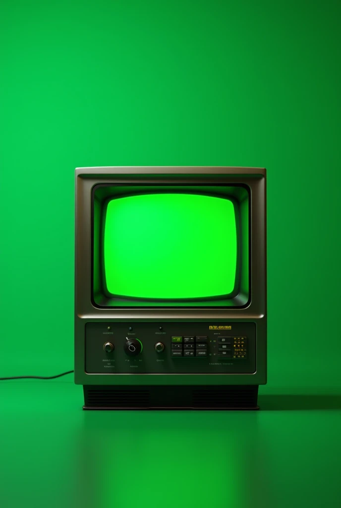 Make me a 1960&#39;s computer with a green background

