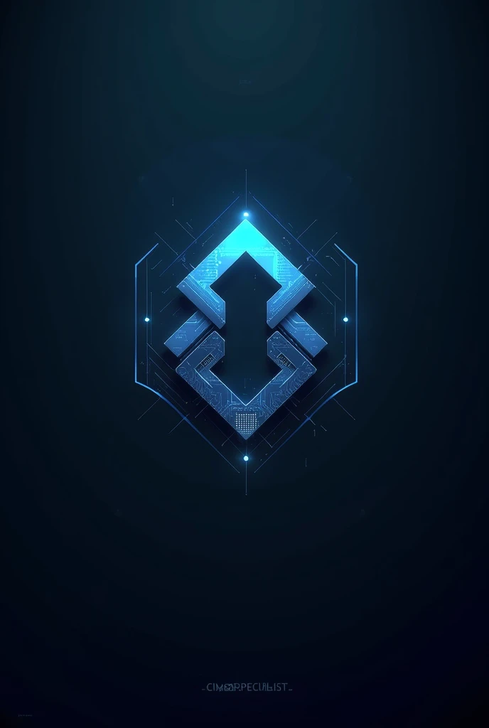 Create a logo for "cyber specialist" for Facebook cover photo 