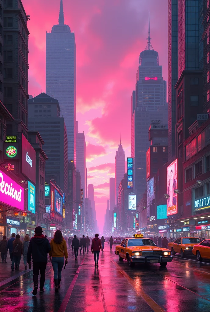 City streets 80s