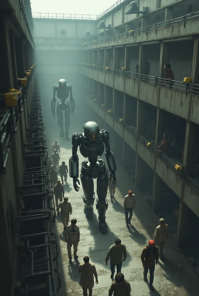 Prison being controlled by robots