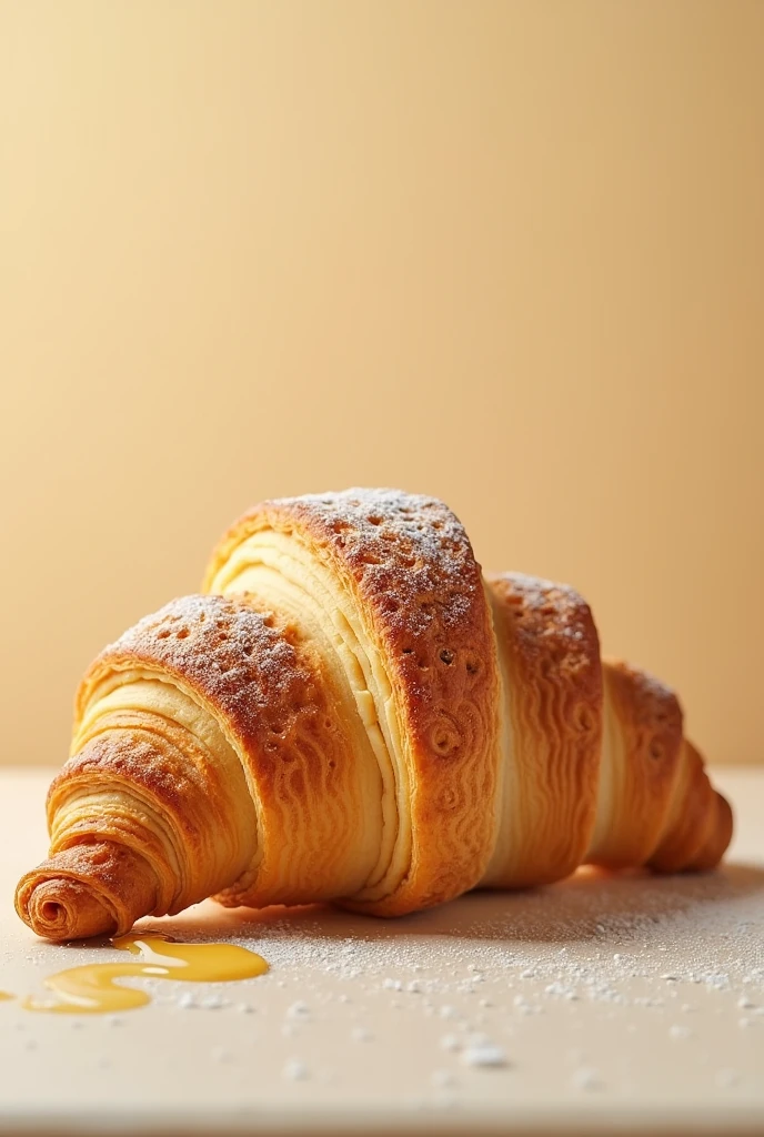 Cookie with croissant mixed