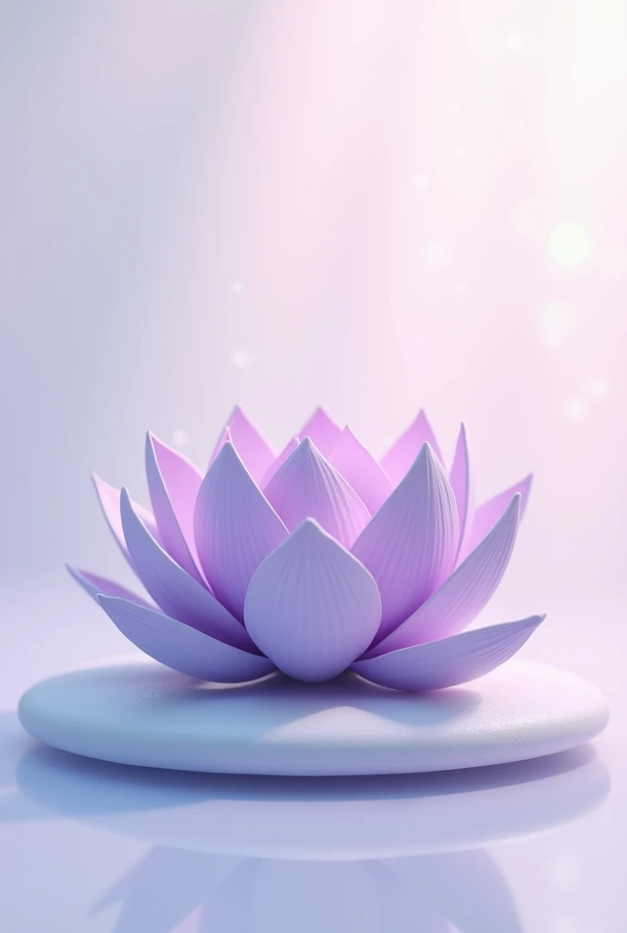 Create a holistic therapies logo with a lilac-toned lotus flower, Pink and blue for Angela Cedeño
