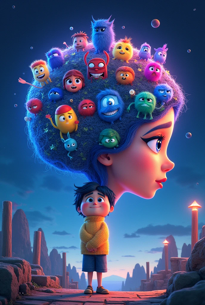 Inside out 3 with a title saying "inside out 3" and new emotions