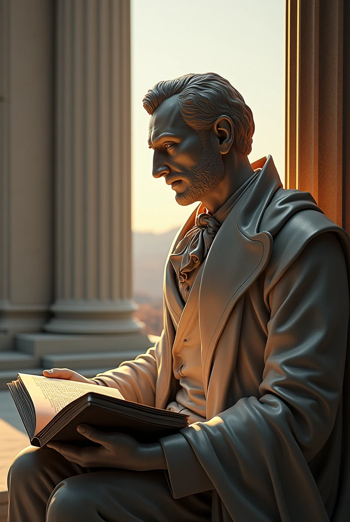 Create a 3D image of what is written in the book The Spirit of the Laws of Baron Montequieu
