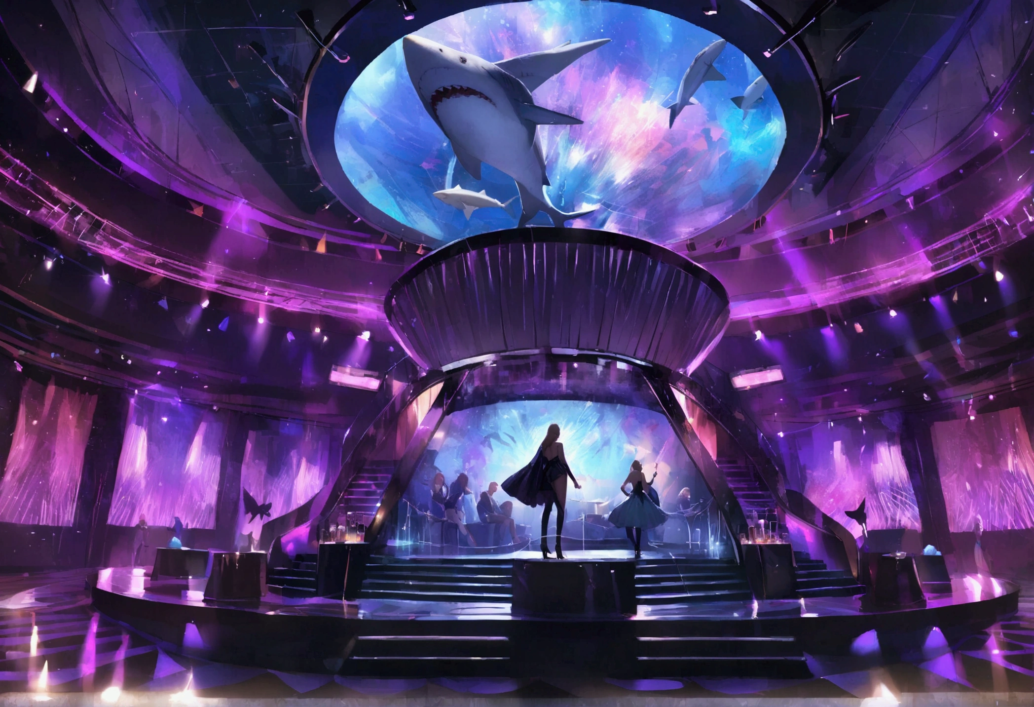 Shark-themed nightclub. ((realist)) 
