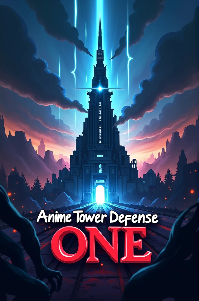 Create a LOGO that says Anime Tower Defense ONE LOGO