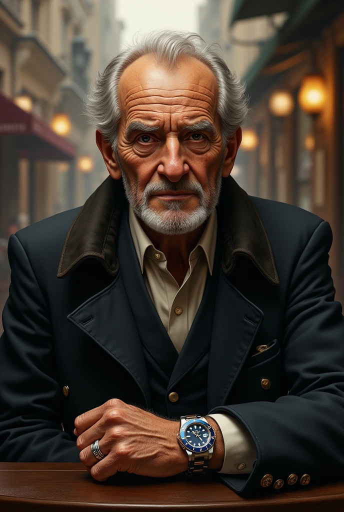 Old guy from germany With a Rolex