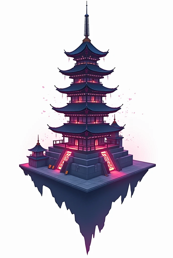 Create a LOGO that says Anime Tower Defense A LOGO with a white background and lots of details